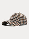 Vintage Karo-Baseballkappe