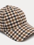 Vintage Karo-Baseballkappe