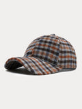 Vintage Karo-Baseballkappe