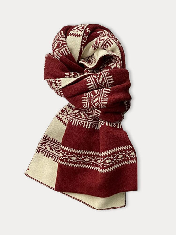 Modischer Jacquard Strickschal