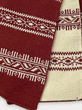Modischer Jacquard Strickschal